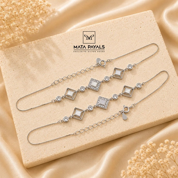 Unique Zircon Anklet