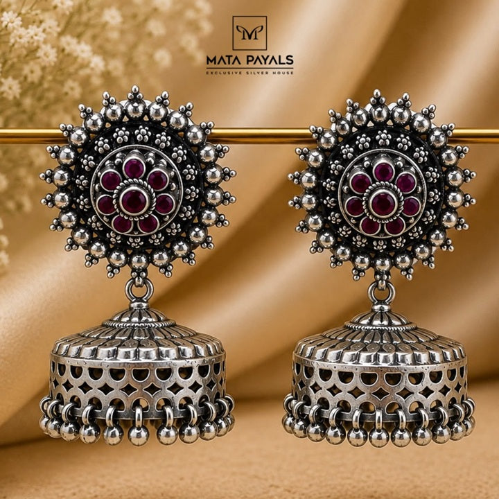 Breathtaking Oxidised Jumka