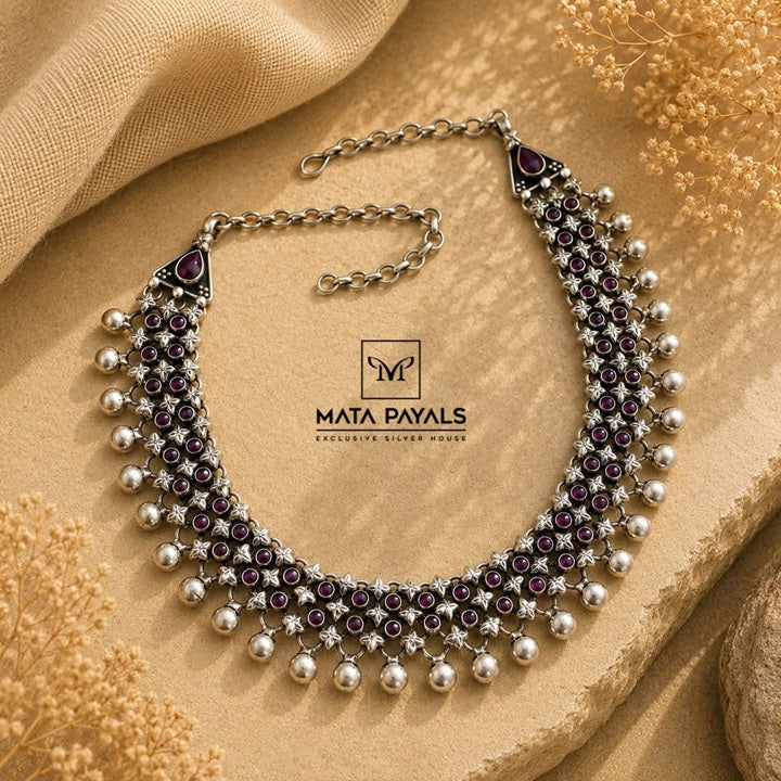 Streamlined Oxidised Necklace