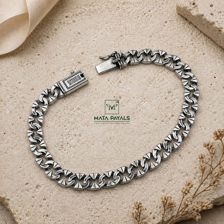 Fancy Oxidised Bracelet