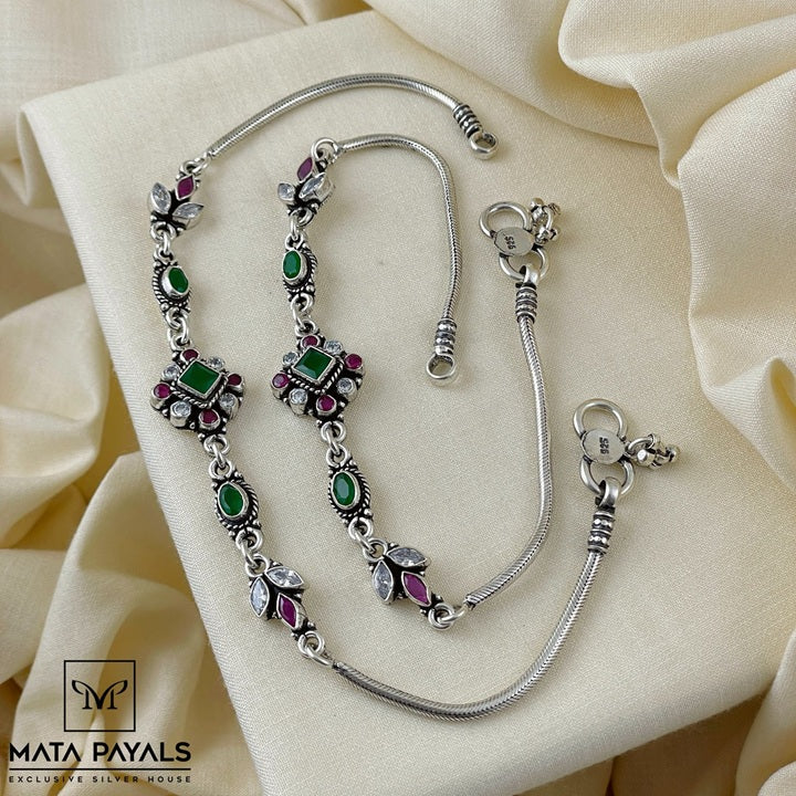 Charming Silver Anklet