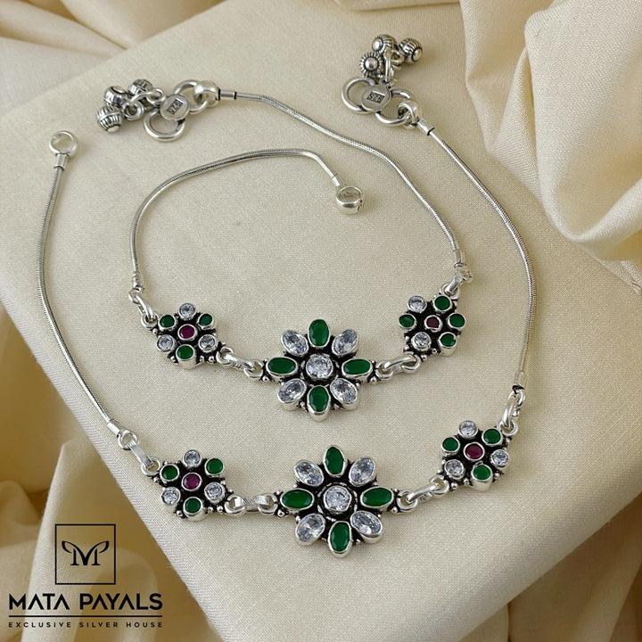 Ancestry Oxidised Anklet