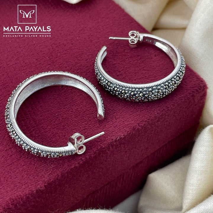 Marcasite Oxidised Bali