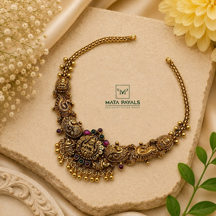 Sensational Gold Polish Necklace