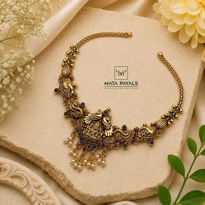 Traditional Lakshmi Gold Plated Necklace