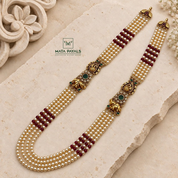 Attractive Gold Polish Long Hara