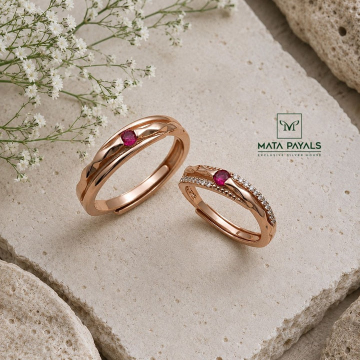 Fabulous Pink Couple Ring