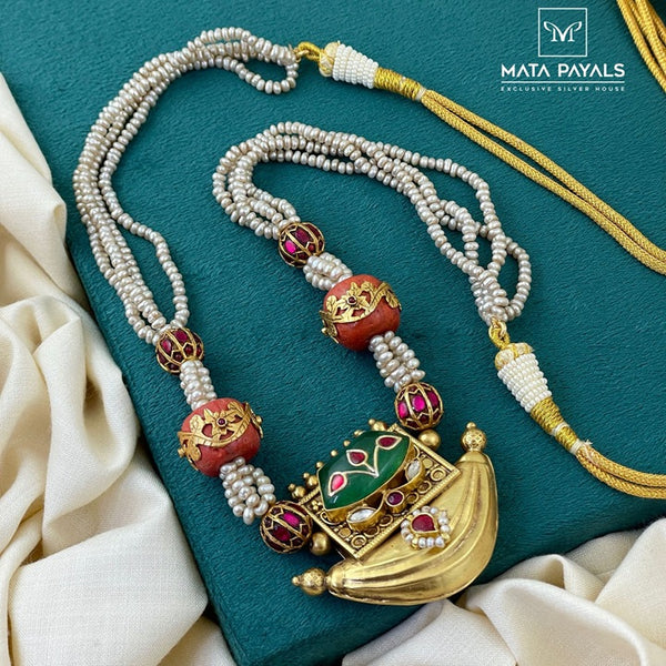 Essential Gold Plated Kundan Mini Hara