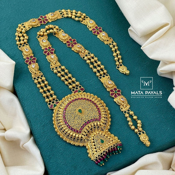 Ethnical Gold Plated Long Hara