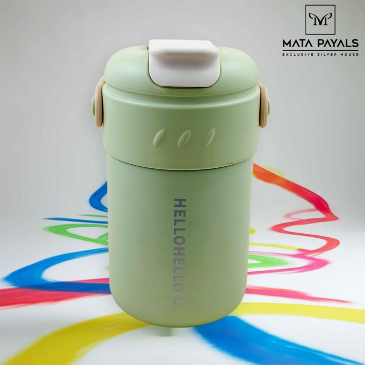 Unique Silver Water Bottle
