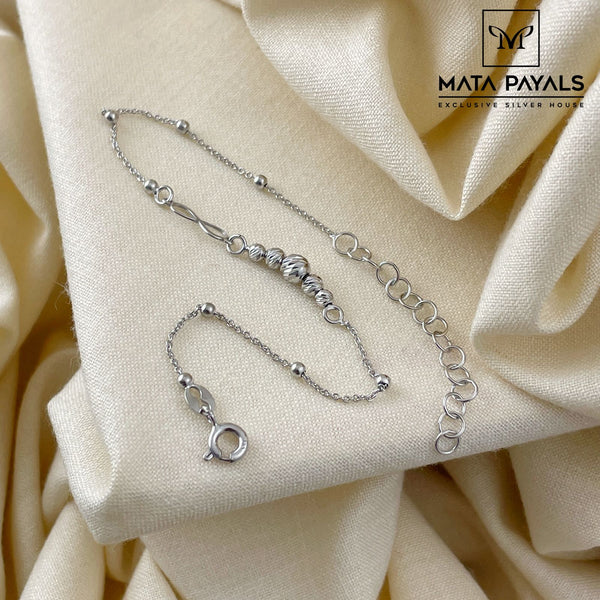 Expectational Rhodium Bracelet