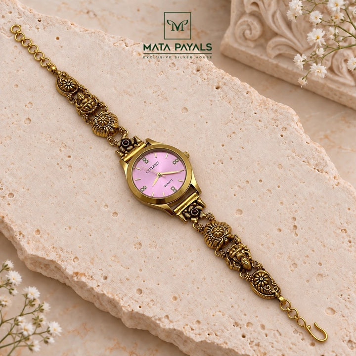 Unique Gold Plated Watch