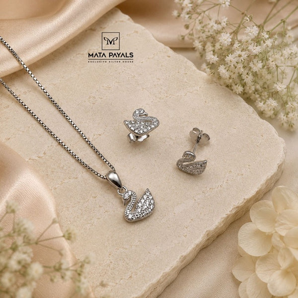 Cutie Zircon Pendant Set