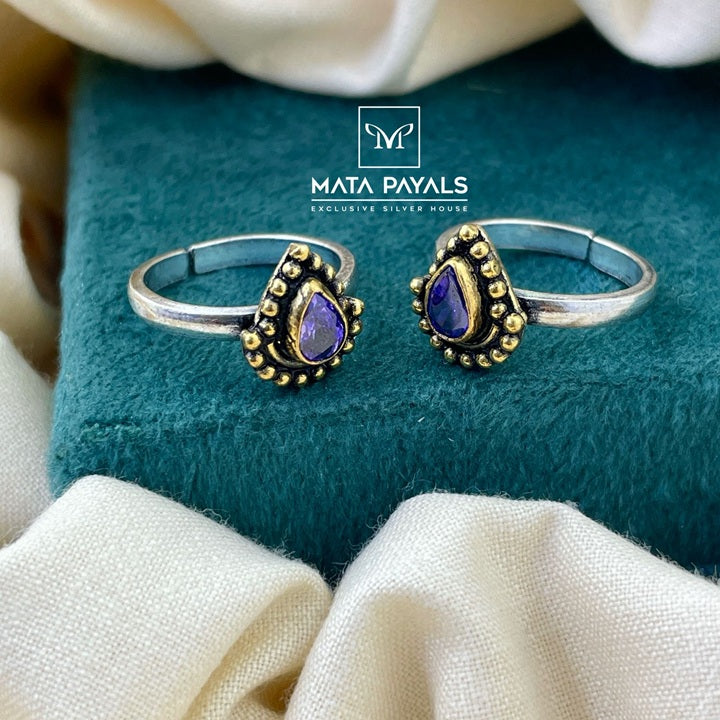 Wonderful Dual Tone Toe Ring