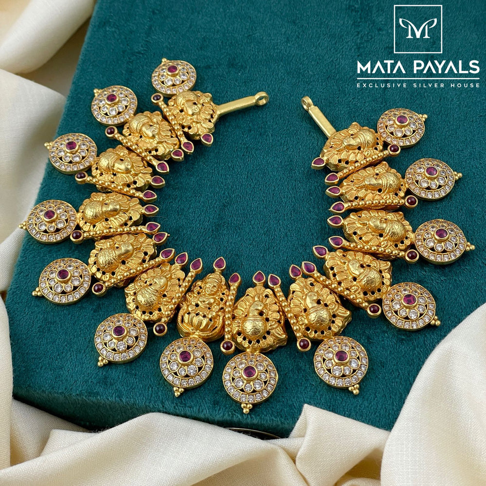 Unique Gold Polish Necklace