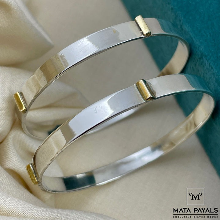 Plain Dual Tone Bangle