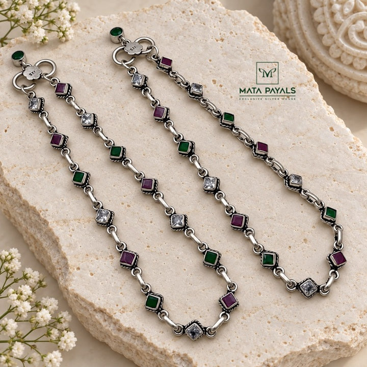 Trending Red & Green Anklet
