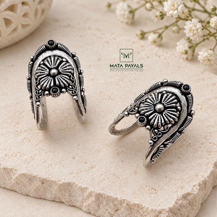 Floral Vonki Toe Ring