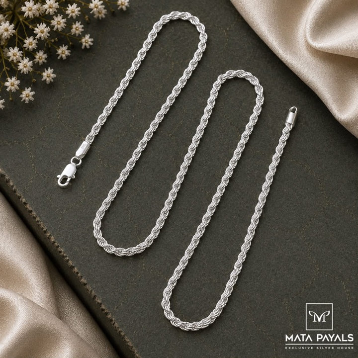 Silver Twisted Neckchain