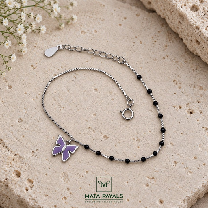 Purple Butterfly Bracelet