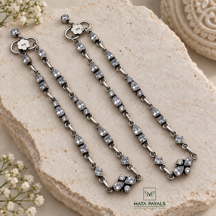 Mind Blowing Silver Anklet