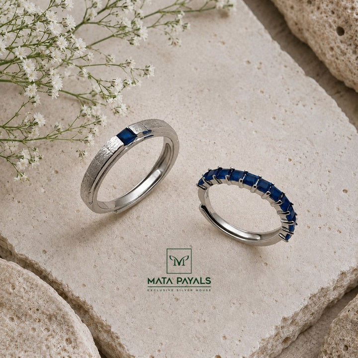 Incredible Silver Couple Ring