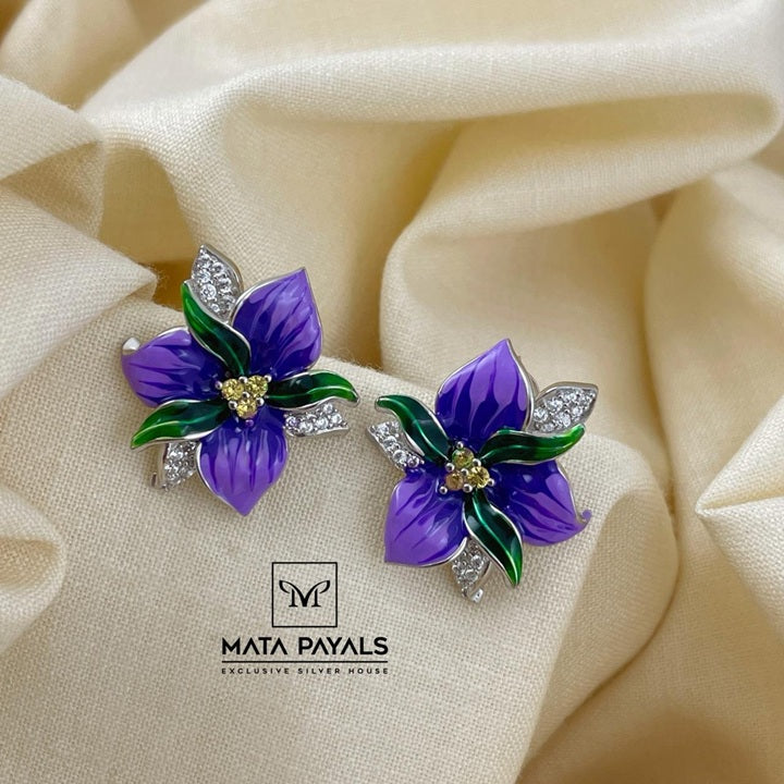 Beautiful Enamel Stud