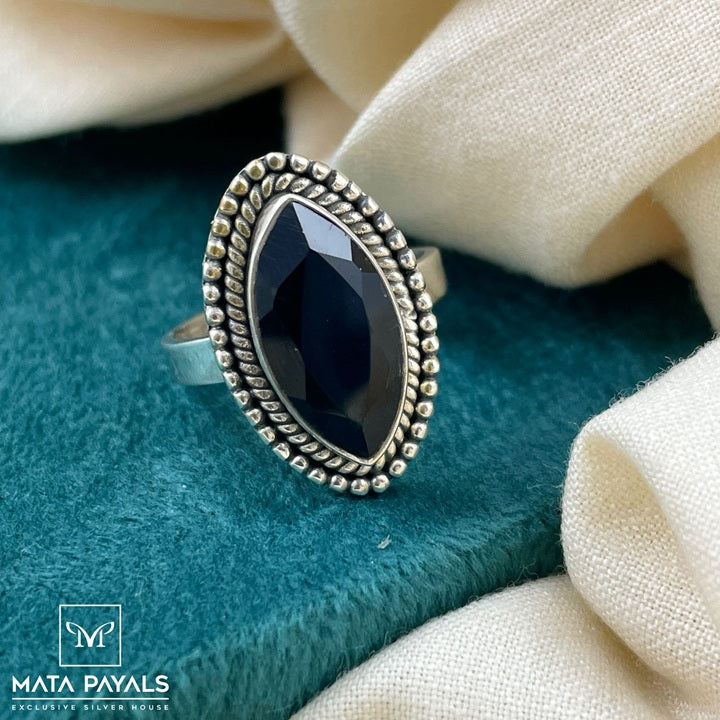 Excellent Black Finger Ring