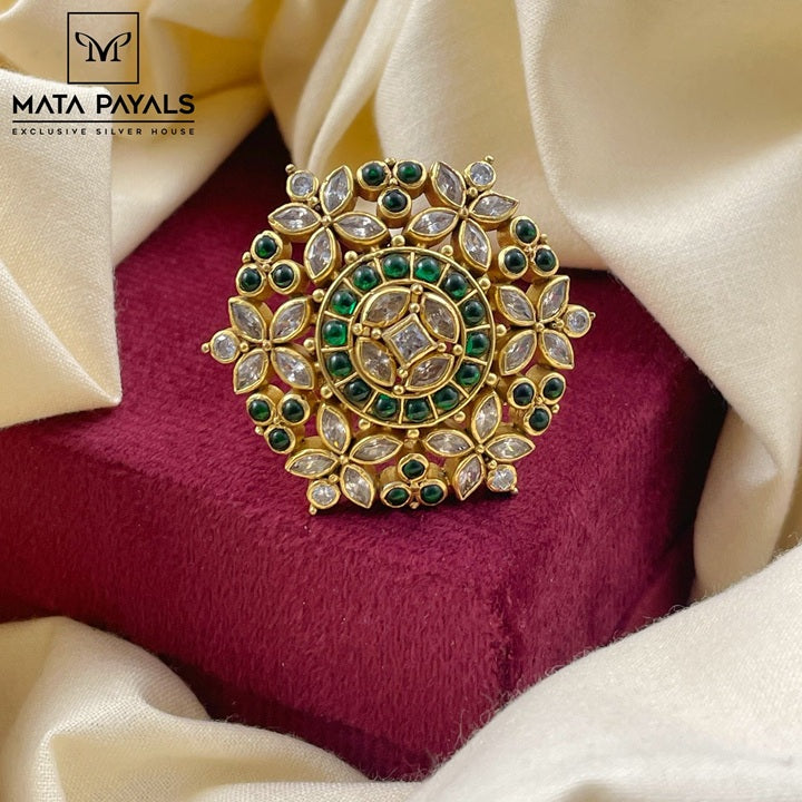 Beautiful Mandala Floret Ring