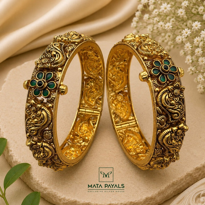Expectational Gold Plated Bangle