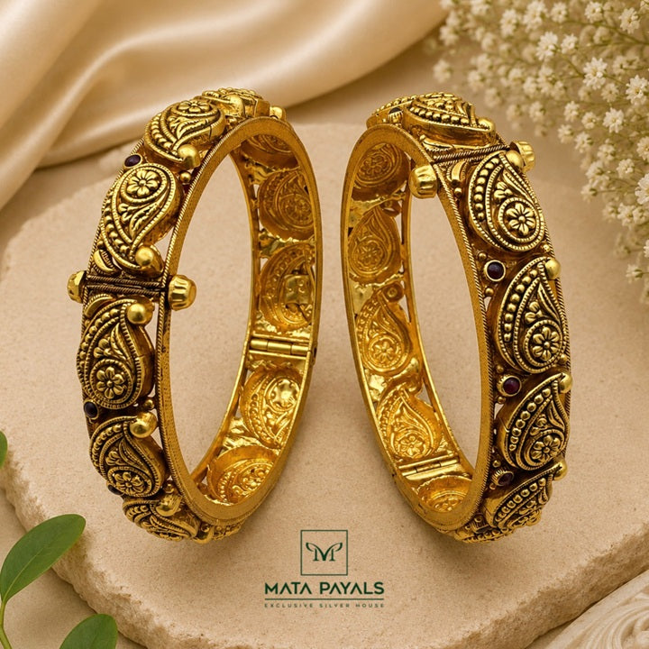 Mango Design Gold Plated Bangle