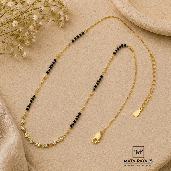 Fancy Gold Polish Mangalsutra