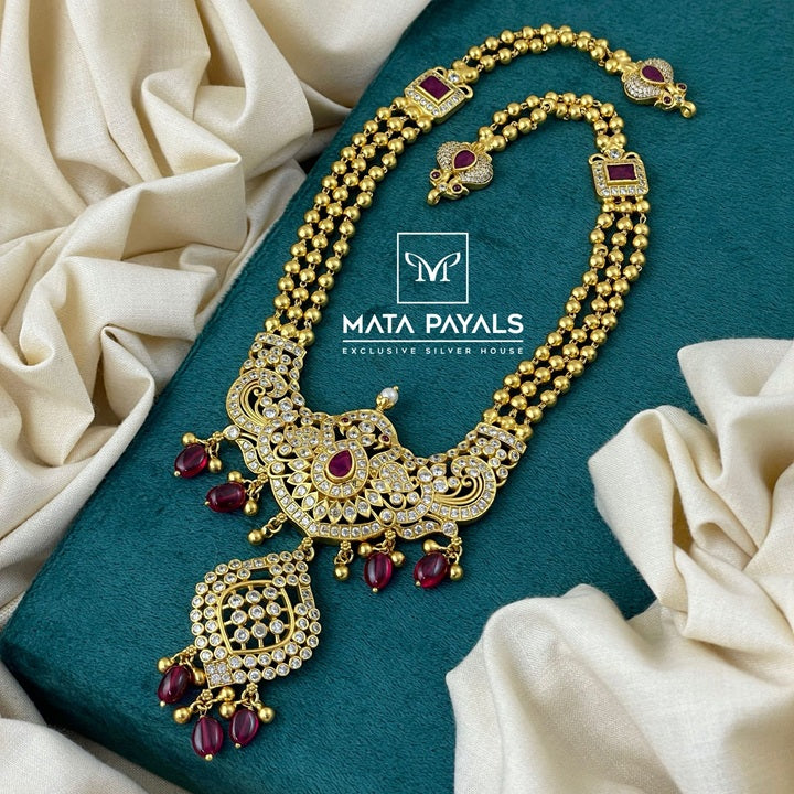 Stone Studded Long Necklace