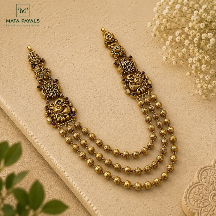 Traditional Gold Polish Necklace
