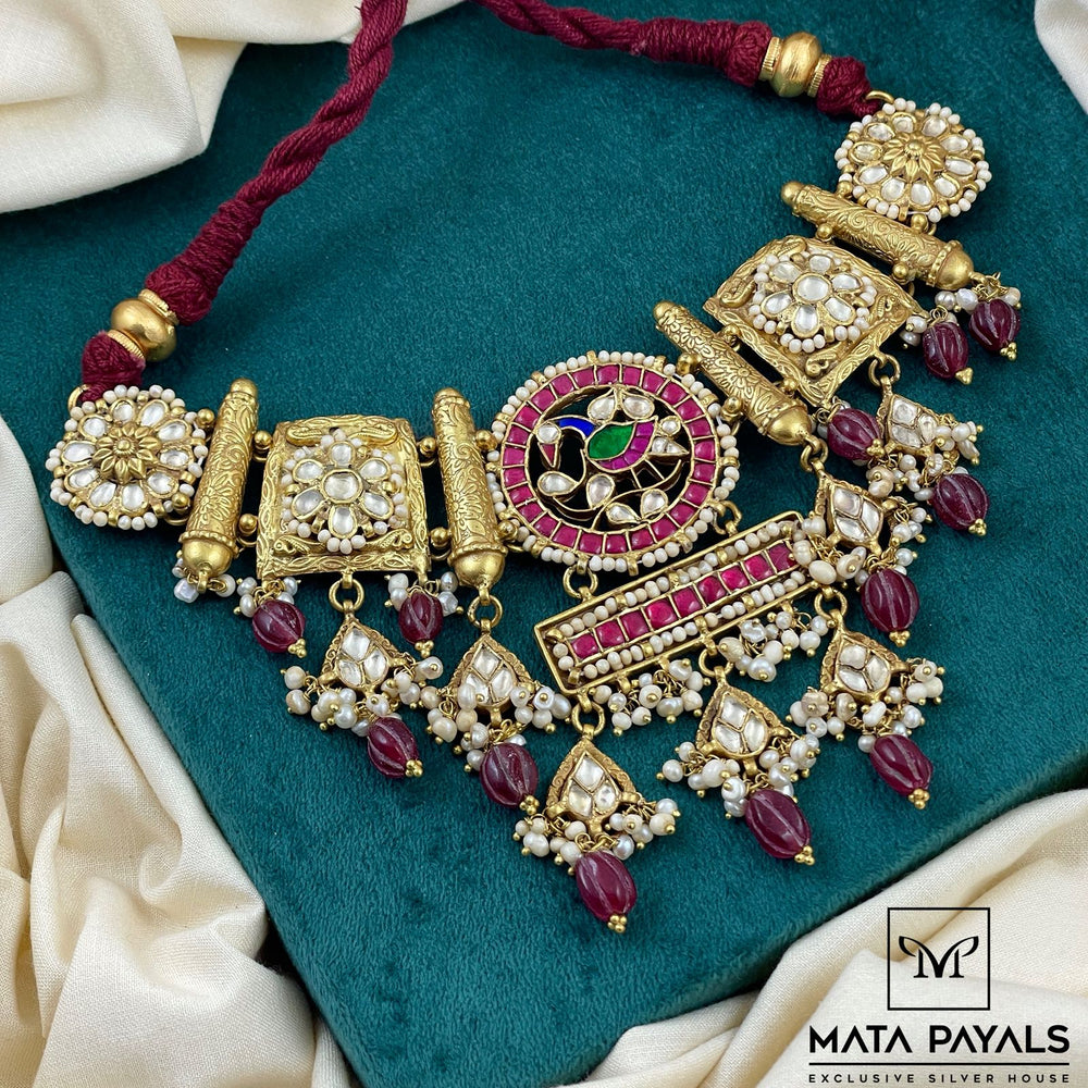 Kundan Temple Necklace