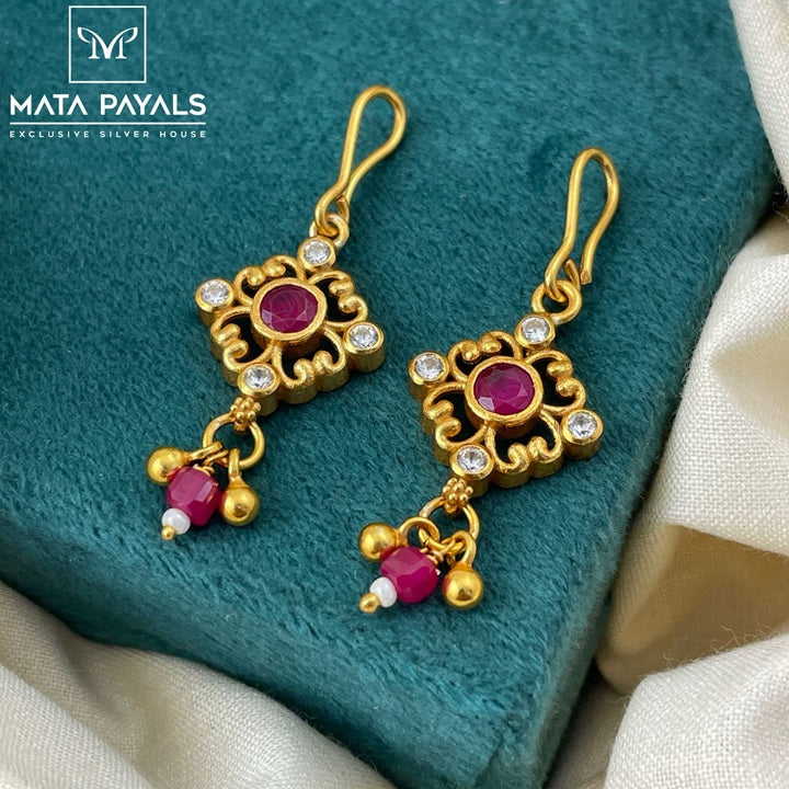 Designer Gold Polish Tiny Hanging