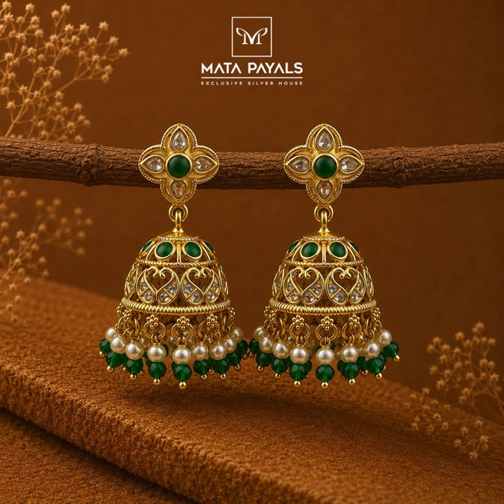 Standout Silver Jumka