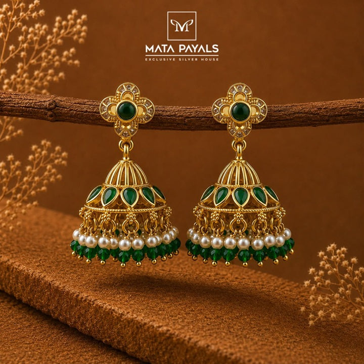 Greenish Gold Polish Jumka