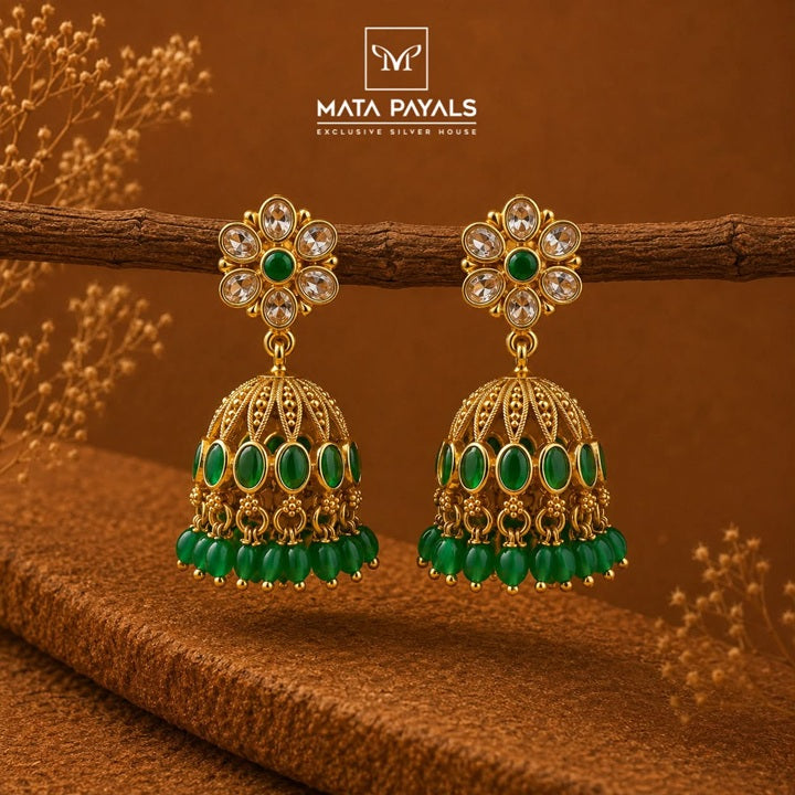 Excellent Gold Polish Jumka