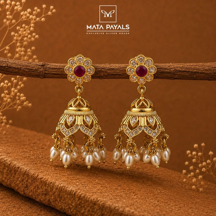 Attractive Gold Plated Jumka