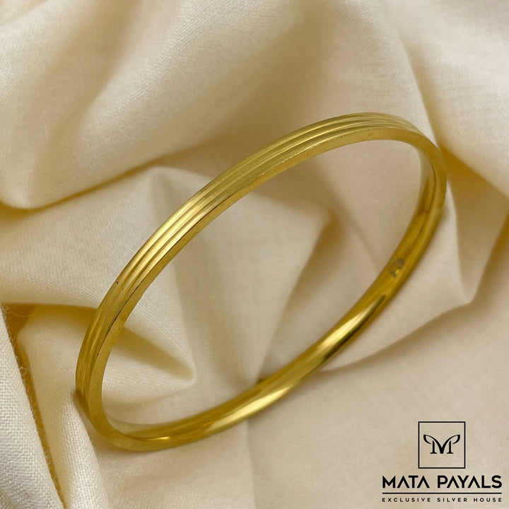 Plain Gold Polish Kada
