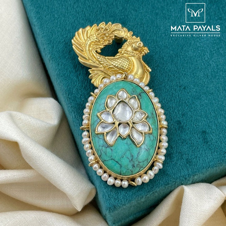 Gorgeous Turquoise Bride Pendant