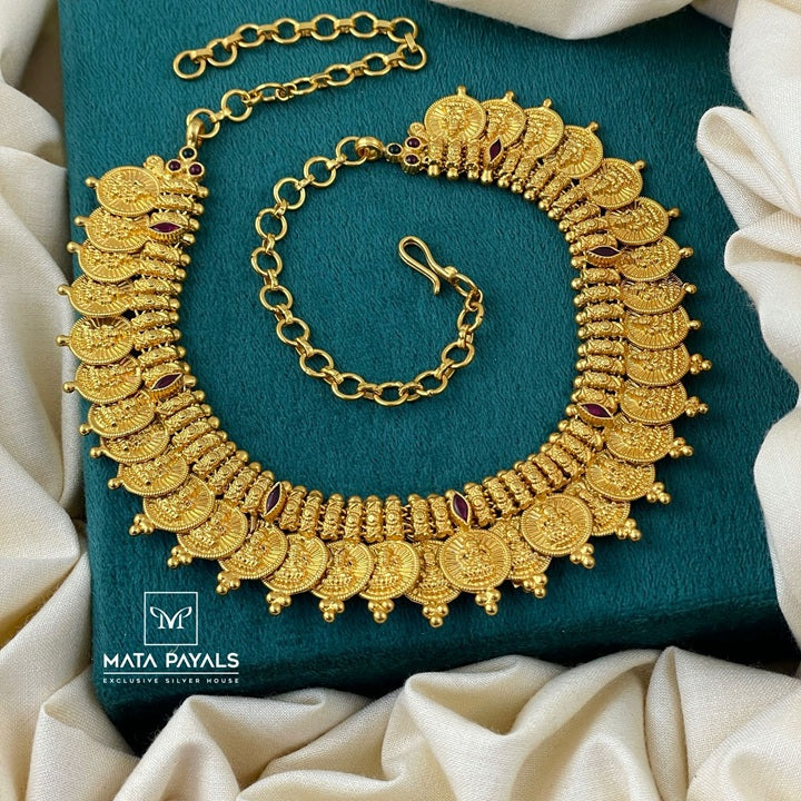 Traditional Lakshmi Coin Necklace