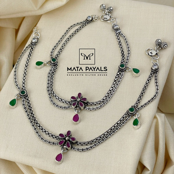 Designer Oxidised Payal