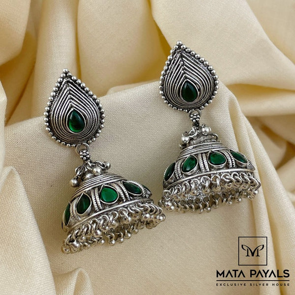 Ethnical Oxidised Jumka