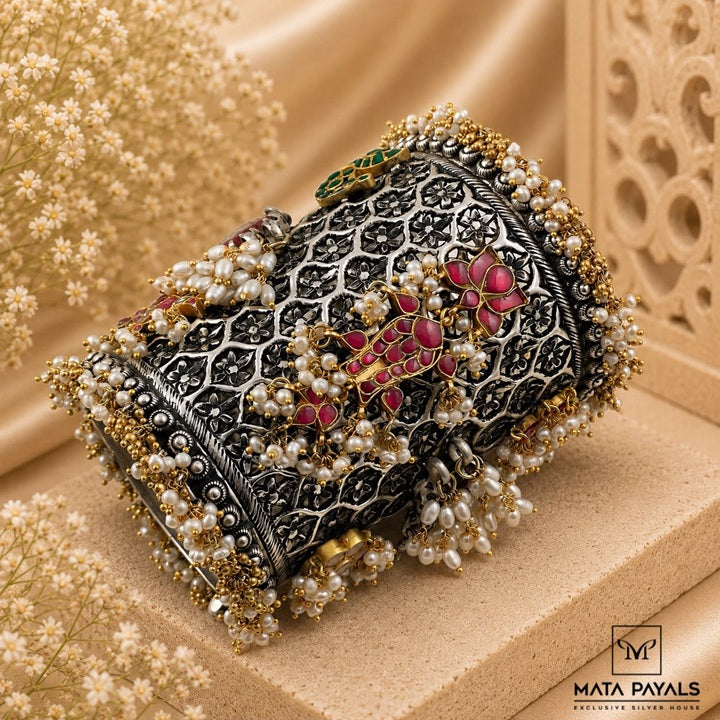 Glorious Fusion Kundan Dual Plating Kada