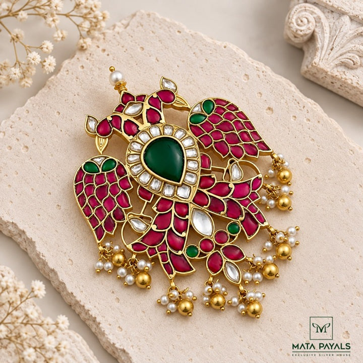 Retro Style Gandaberunda Pendant