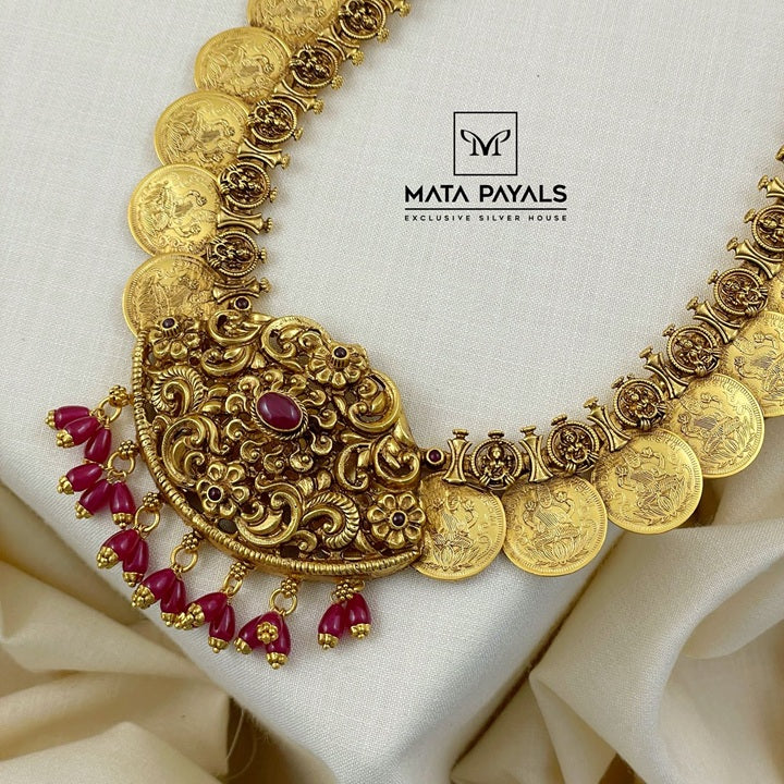 Exclusive Lakshmi Coin Long Hara