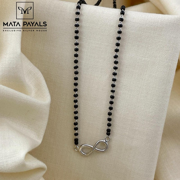 Infinity Black Beads Mangalasutra