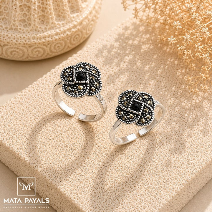 Daily Wear Marcasite Toe Ring